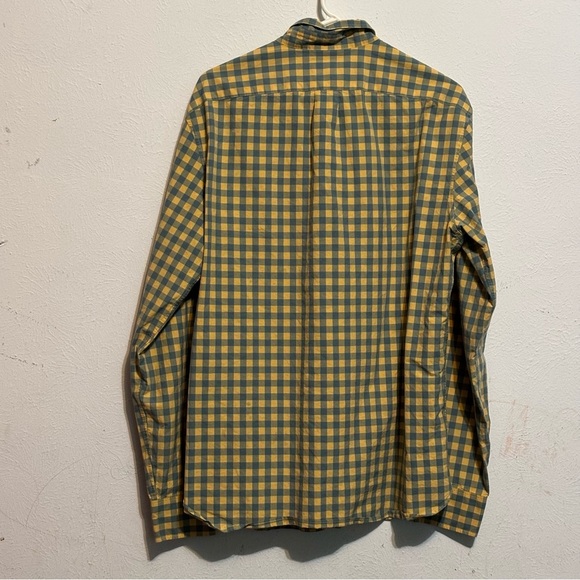 J Crew Shirt Mens Small Checkered Plaid Button Down Slim Fit Sz (L) - Picture 5 of 6